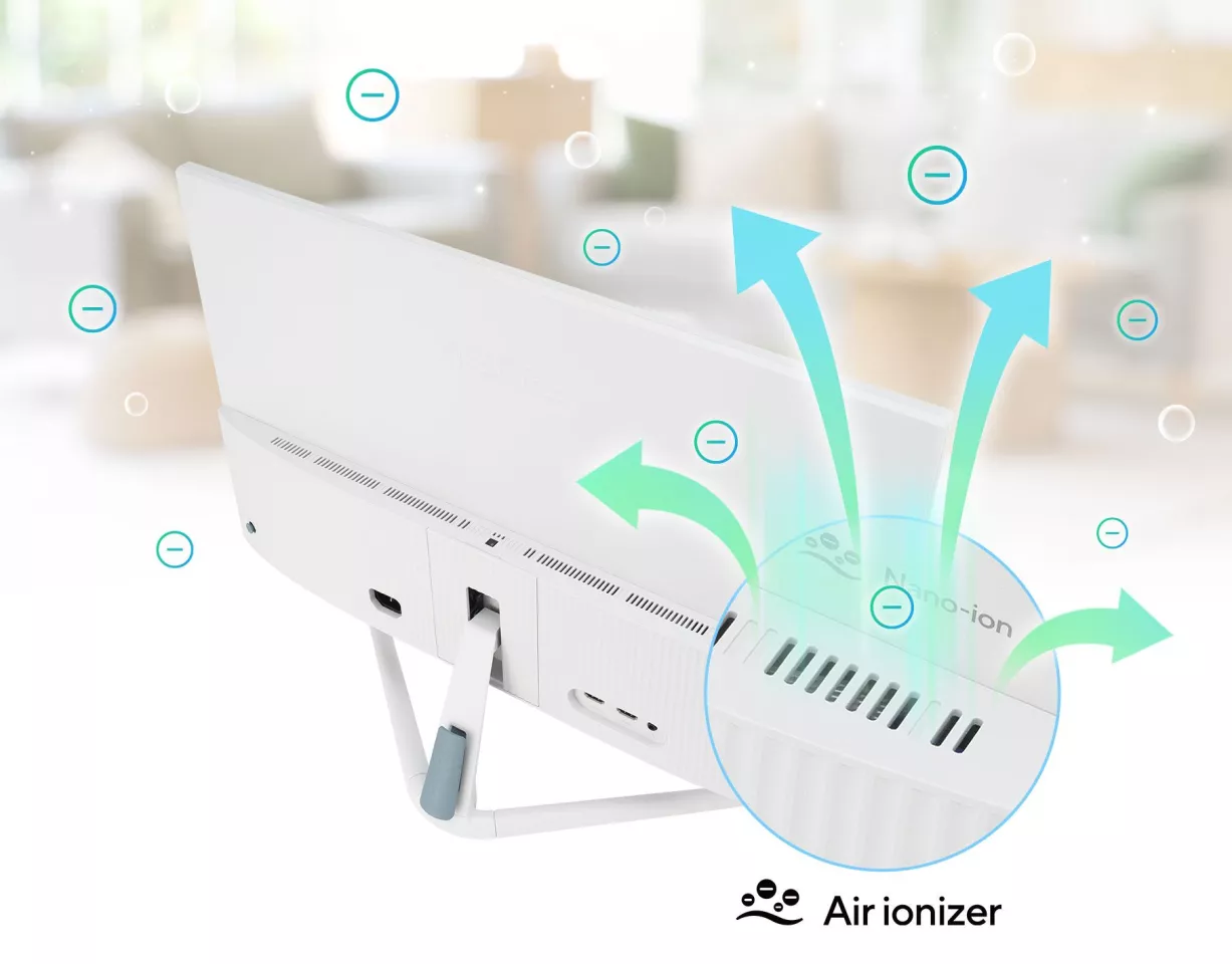 The nano-ion technology works by "effectively removing pollen, allergen, and other pollutants, and reducing 90% of airborne dust in just three hours"