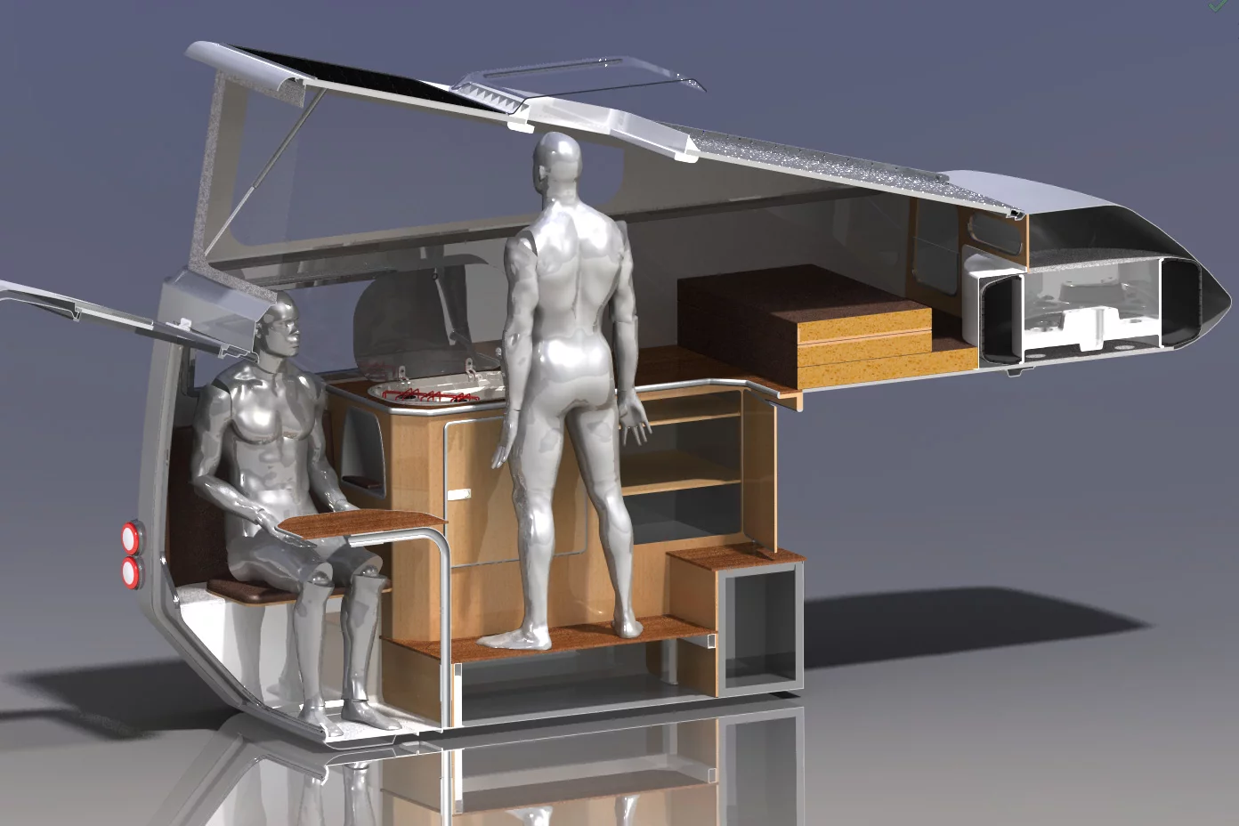 It may be cozy, but there's room for two