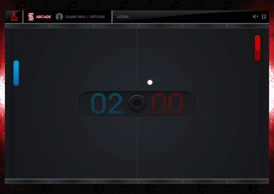 Pong on the Atari Arcade