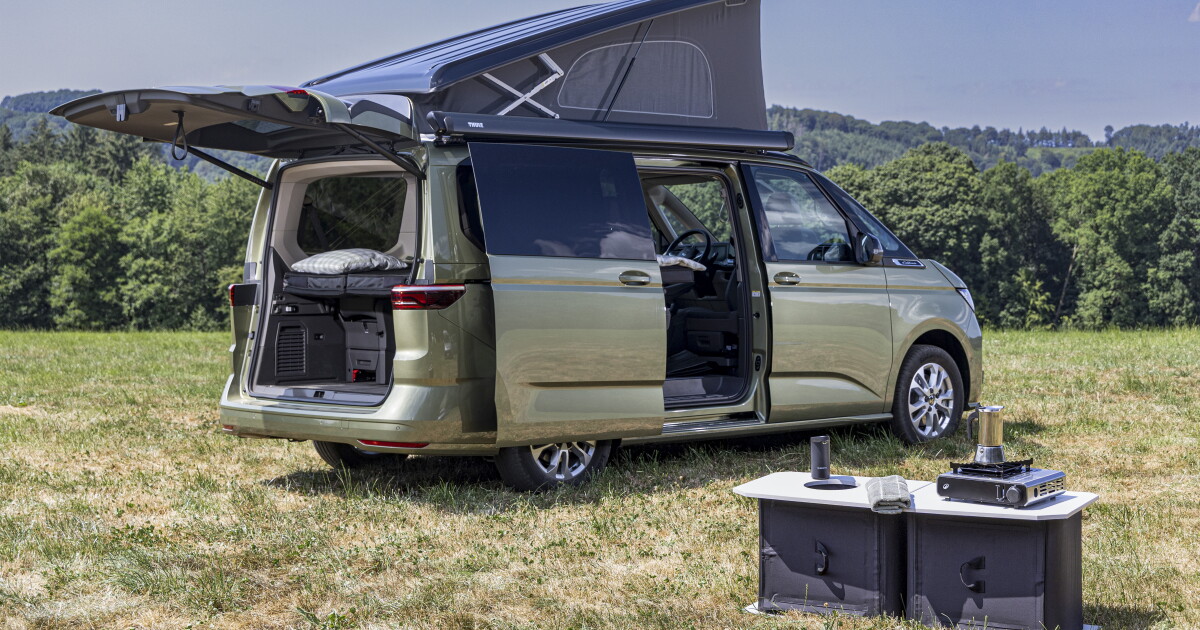VW's all-new California Beach camper van adds inflatable flexibility