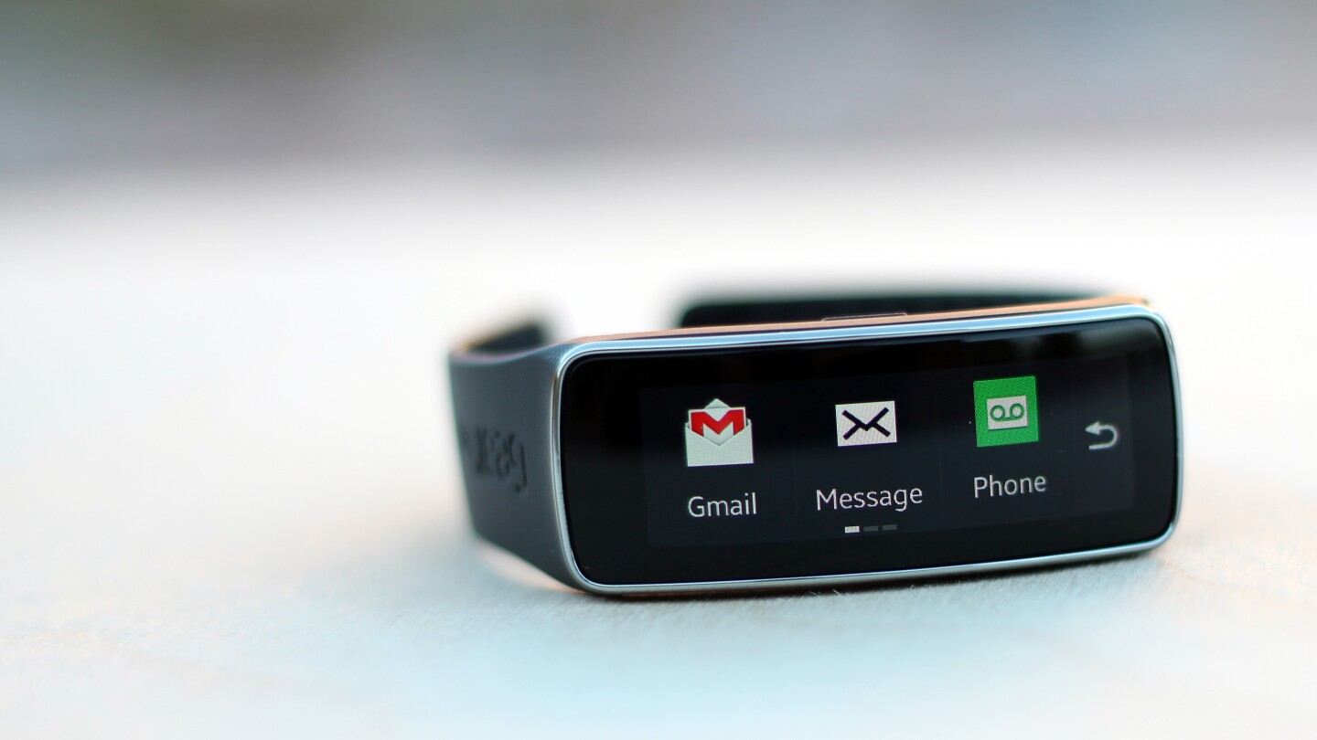 Recent notifications on the Gear Fit