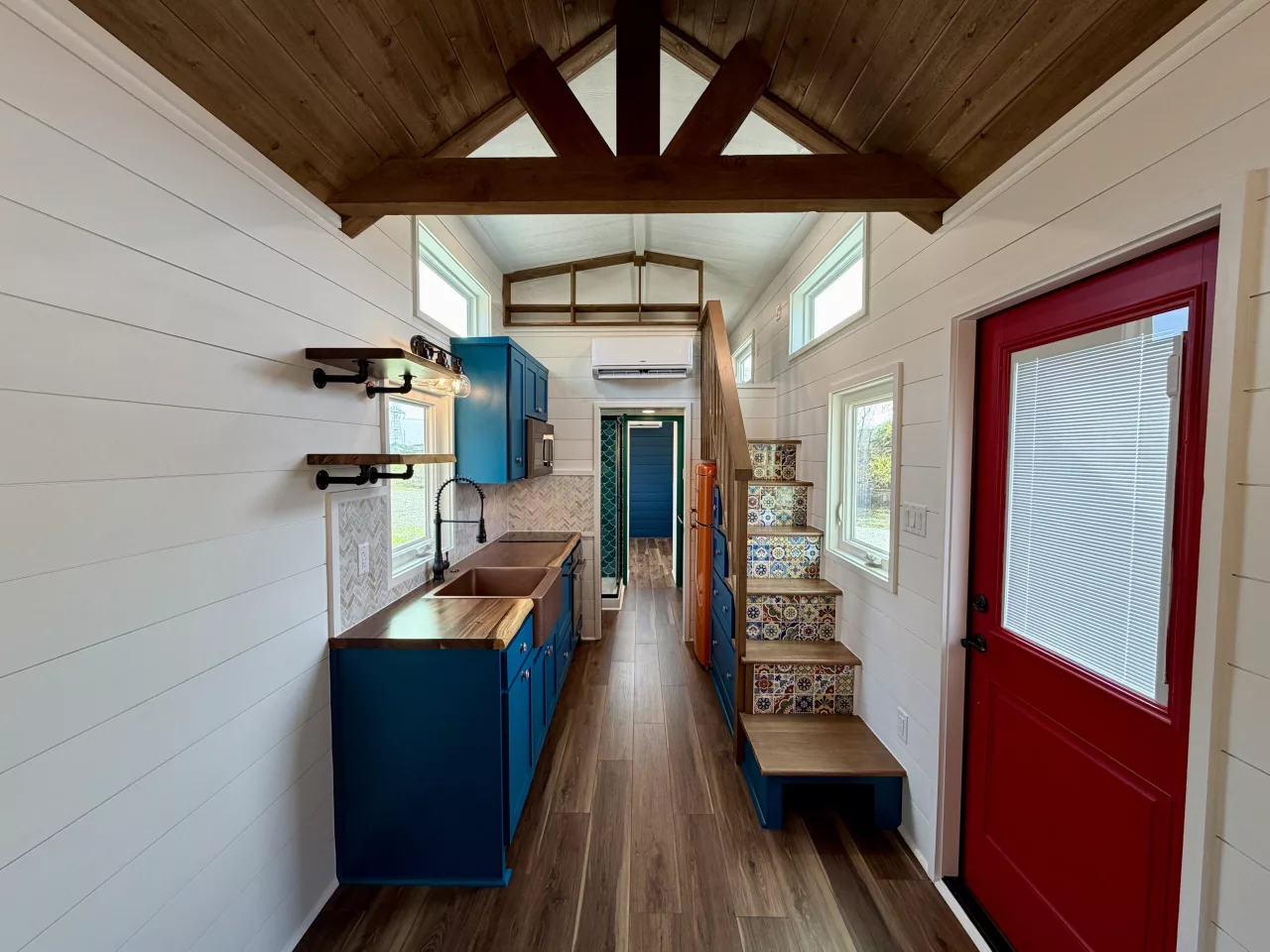 The Seawillow's interior looks light-filled thanks to its generous glazing