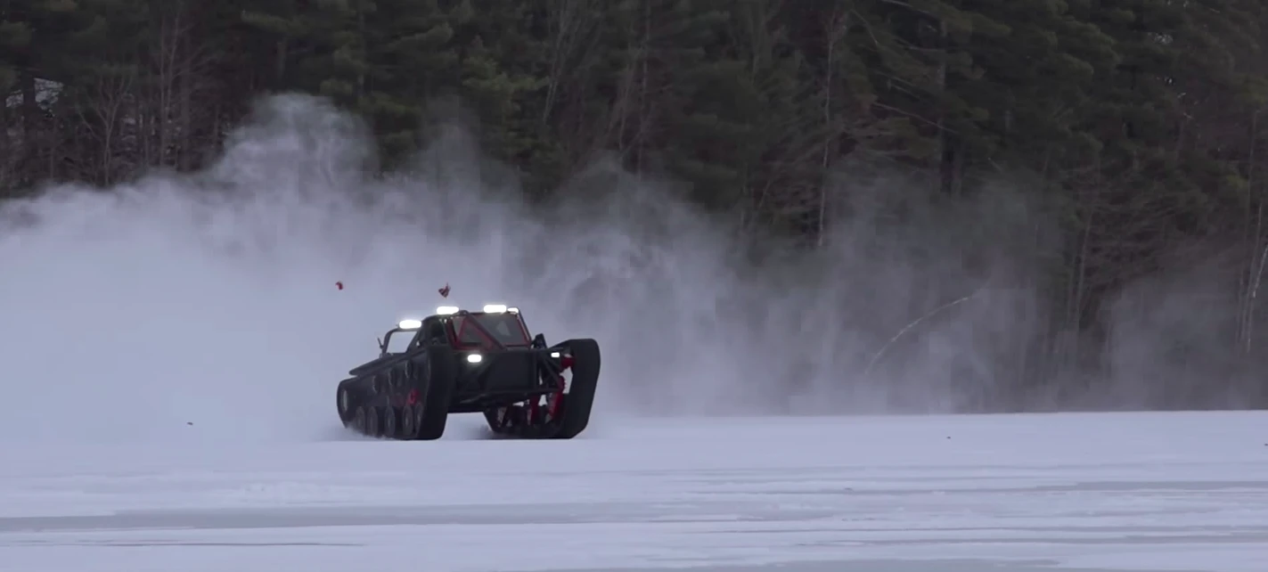 Ripsaw EV3-F1: terrifying speed for something that weighs 7,700 pounds