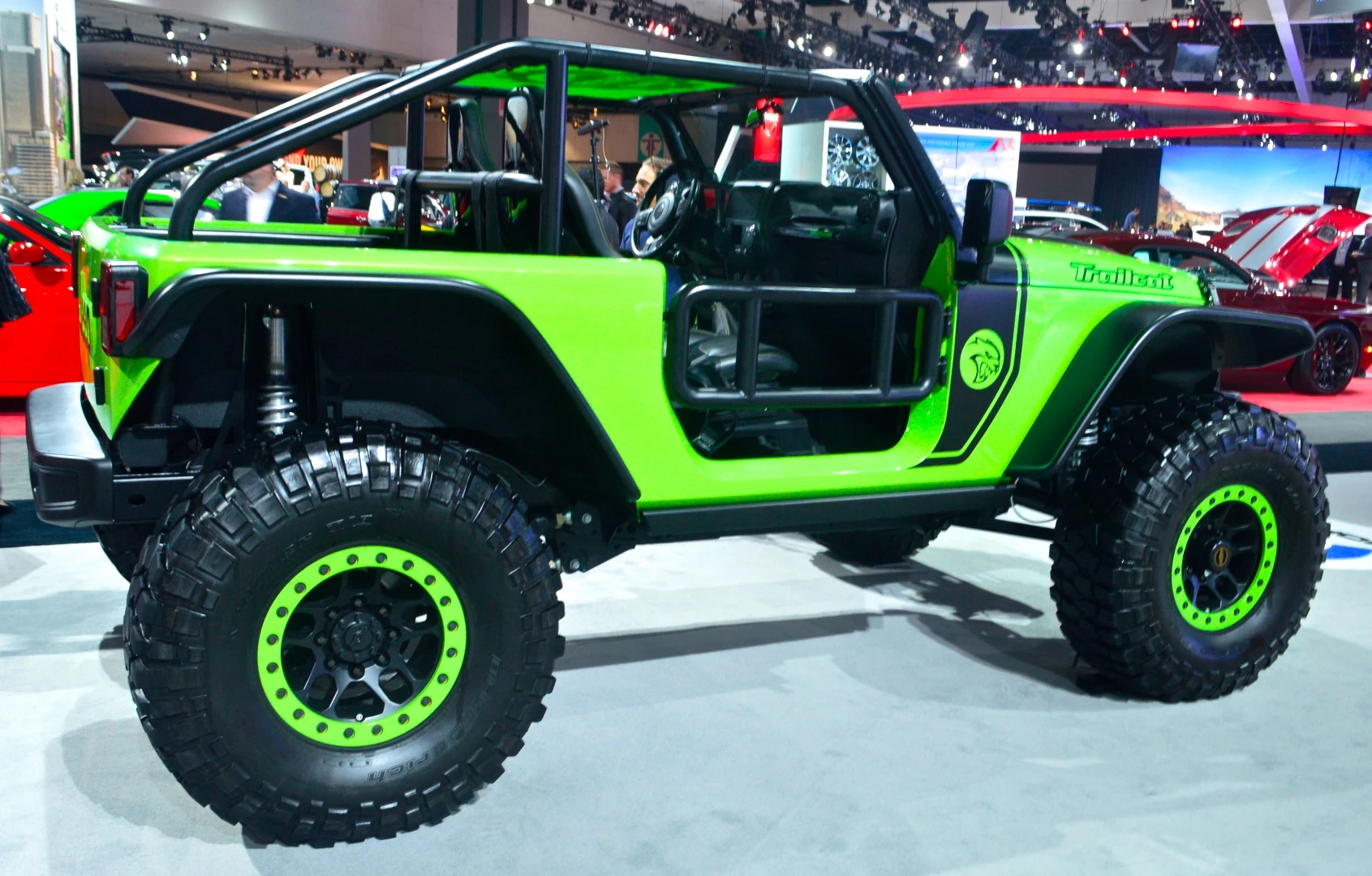 The 707-hp Trailcat was one of the concepts Jeep debuted at the 2016 Easter Jeep Safari