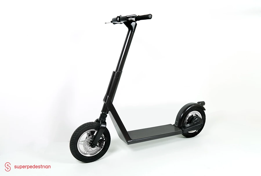 Superpedestrain says that its electric scooter has been designed specifically for ride sharing operations, and is built to last longer than others already in use