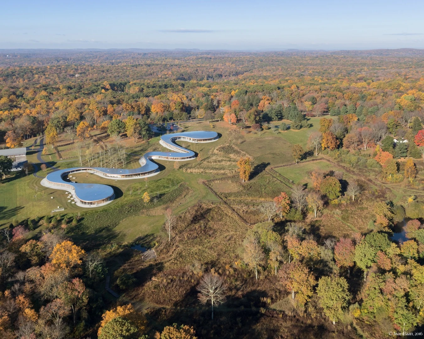 The Grace Farms project comprises a new multipurpose community center in New Canaan, Connecticut