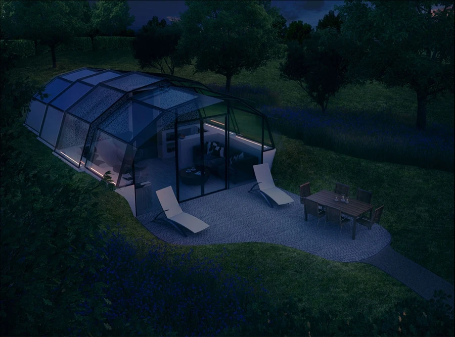 The Photon Space at night (Image: The Photon Project)