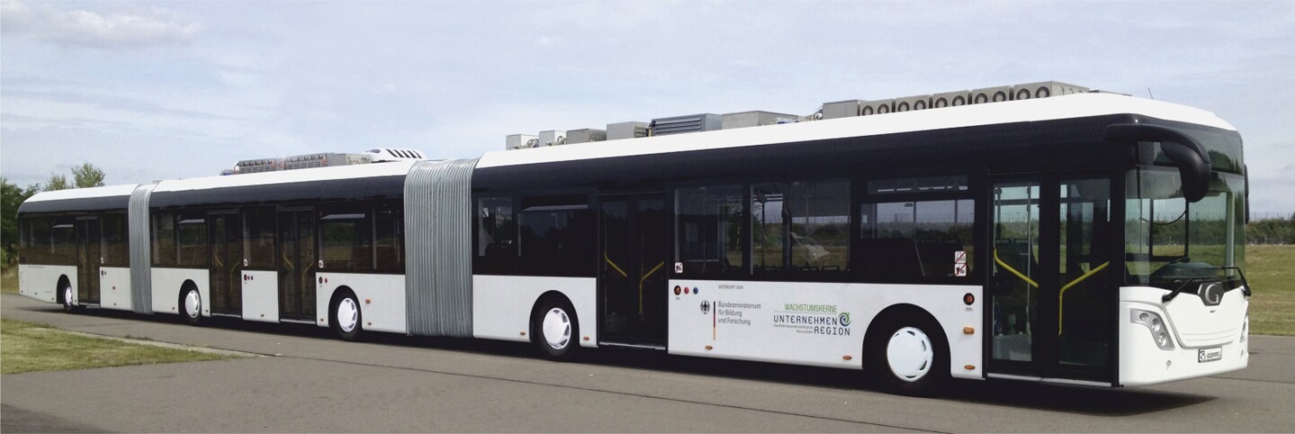 The AutoTram Extra Grand carries 256 passengers (Photo: Fraunhofer IVI)