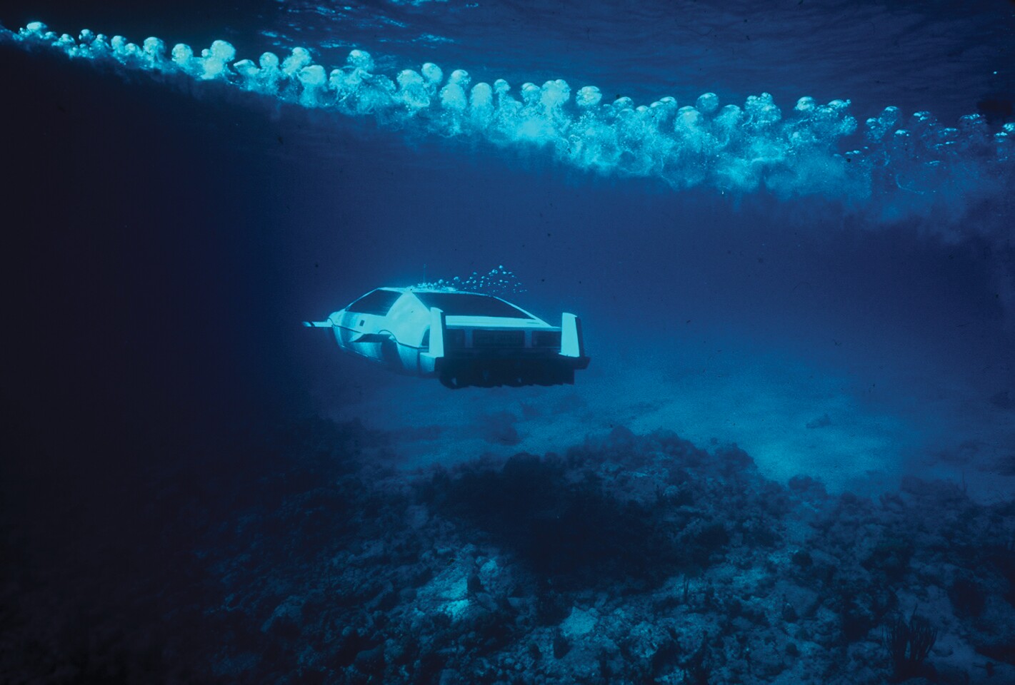 James Bond's Lotus Esprit submarine from the The Spy Who Loved Me (1977) and For Your Eyes Only (1981)
