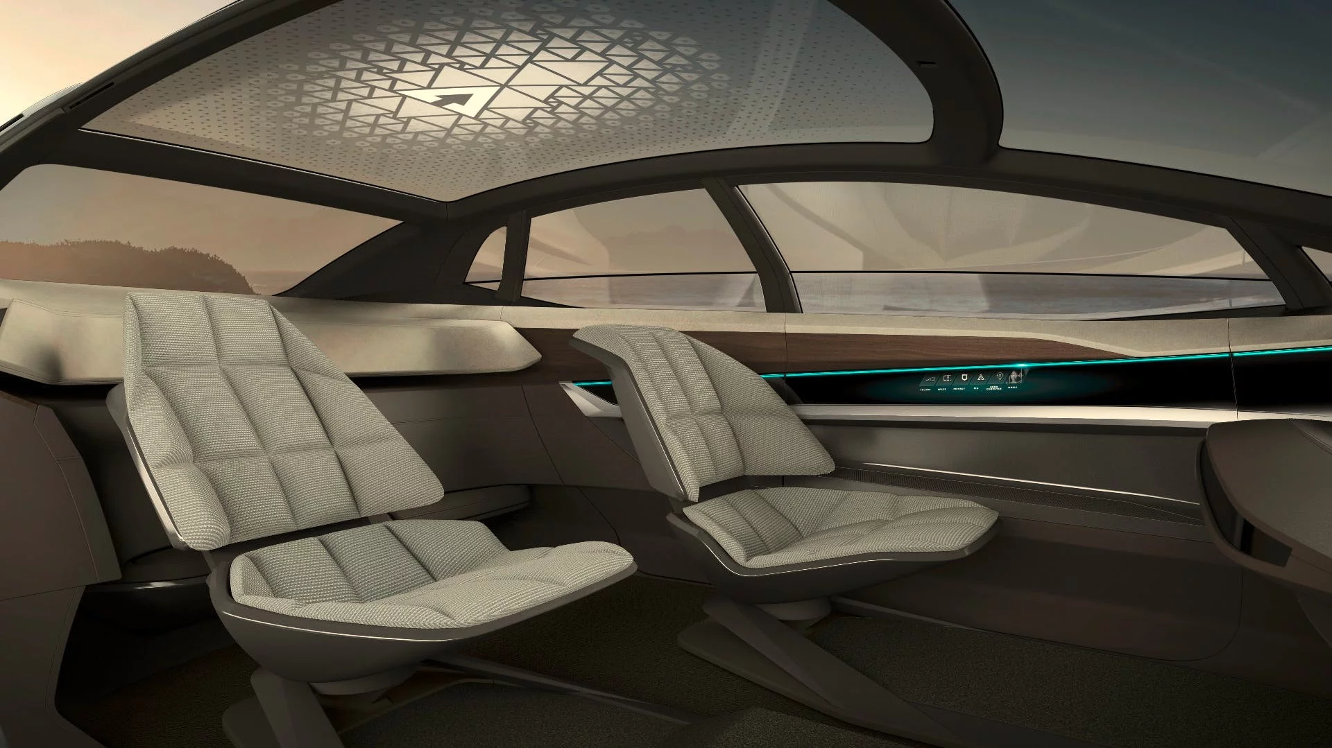 A peek inside the Audi Aicon concept