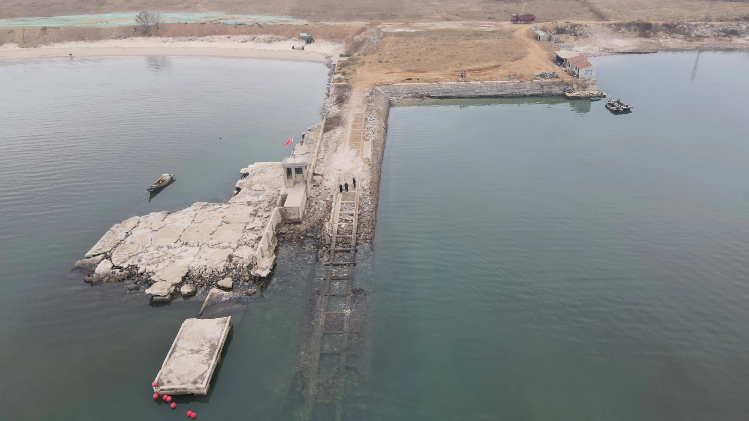 The Sea Square will be constructed using the foundations of a dilapidated fishing boat dock and repair facility