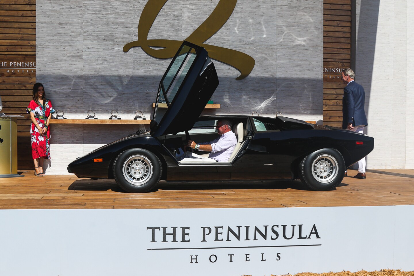The winner of the Supercars class at The Quaill was this 1976 Lamborghini Countach LP400 Periscopica owned by Malcolm Welford – California