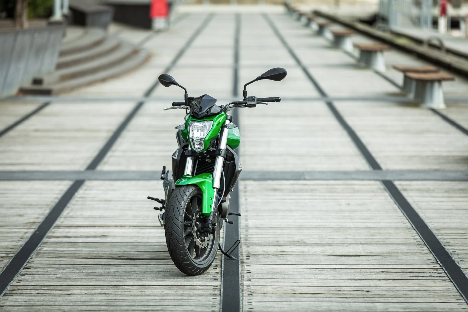 Benelli BN302 - attractive from any angle (Photo: Chris Blain/Gizmag)