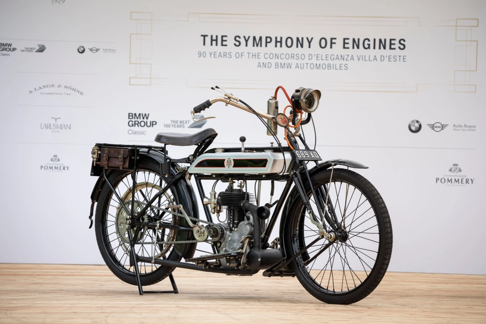 1914 Bianchi C 75 A 498cc, entered by Benito Renzo Battilani