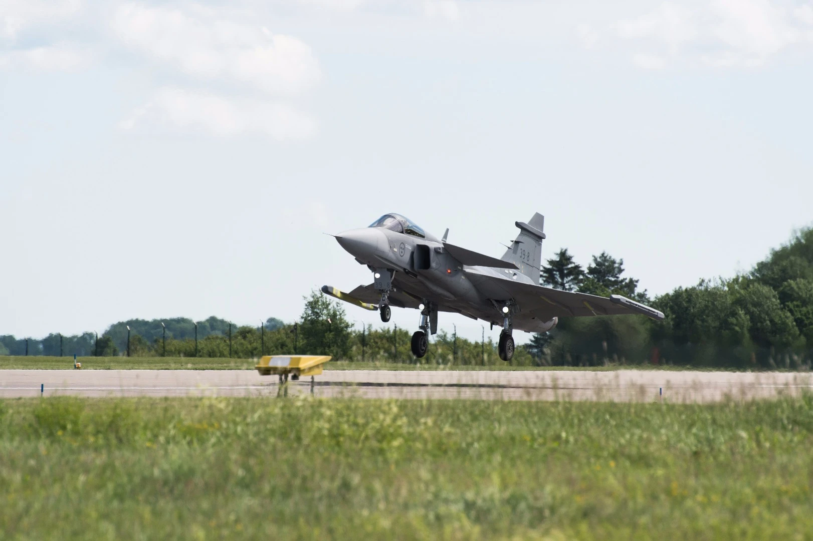 The Saab Gripen E is a network capable fighter