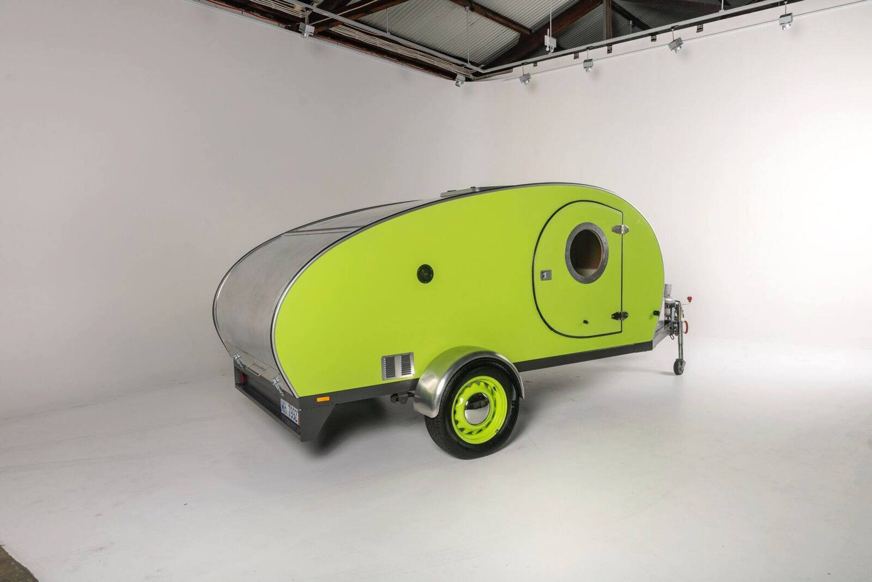 Cool Beans adds extra curves and color to the humble teardrop trailer