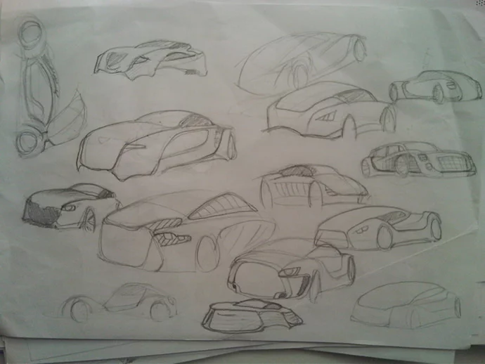 Initital concept sketches