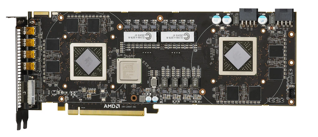 The new Radeon HD 6990 graphics card from AMD