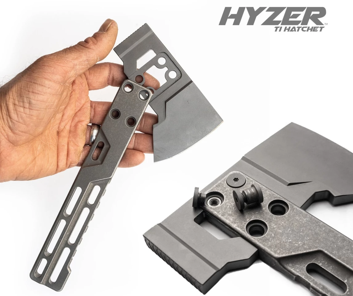 Hyzer owners can switch between various head options using the simple two-piece Torx T10 screws