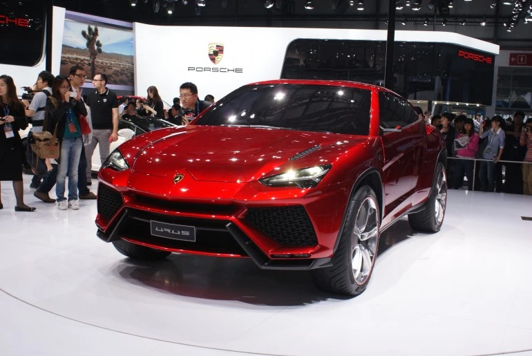 The 600-hp Urus concept at the 2012 Beijing Motor Show