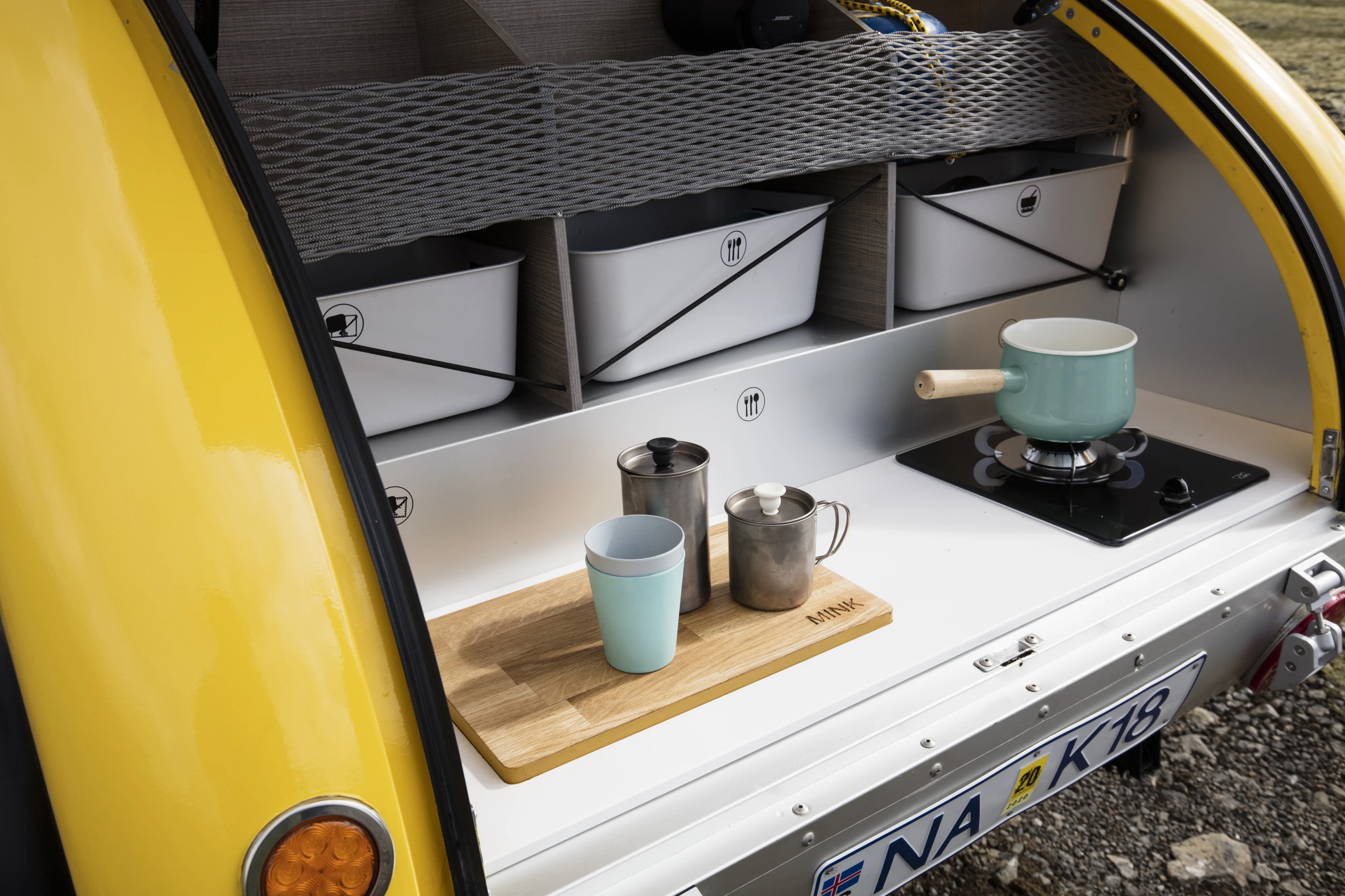 Mink trailer kitchen