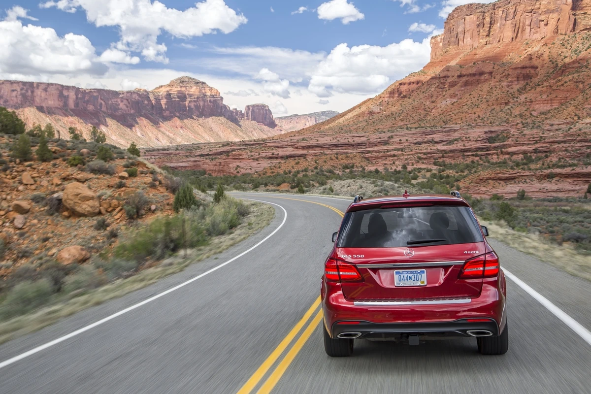 We drove the big V8-powered GLS550 model, but there is also the GLS450 with a 3.0-liter turbocharged gasoline V6