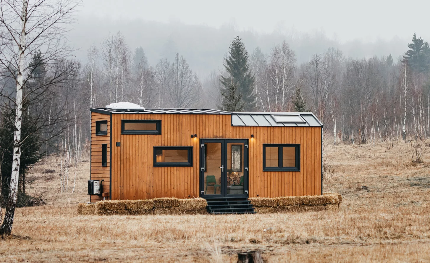 The Tiny Hogwarts, by Eco Tiny House, is a compact tiny house that sleeps up to four people