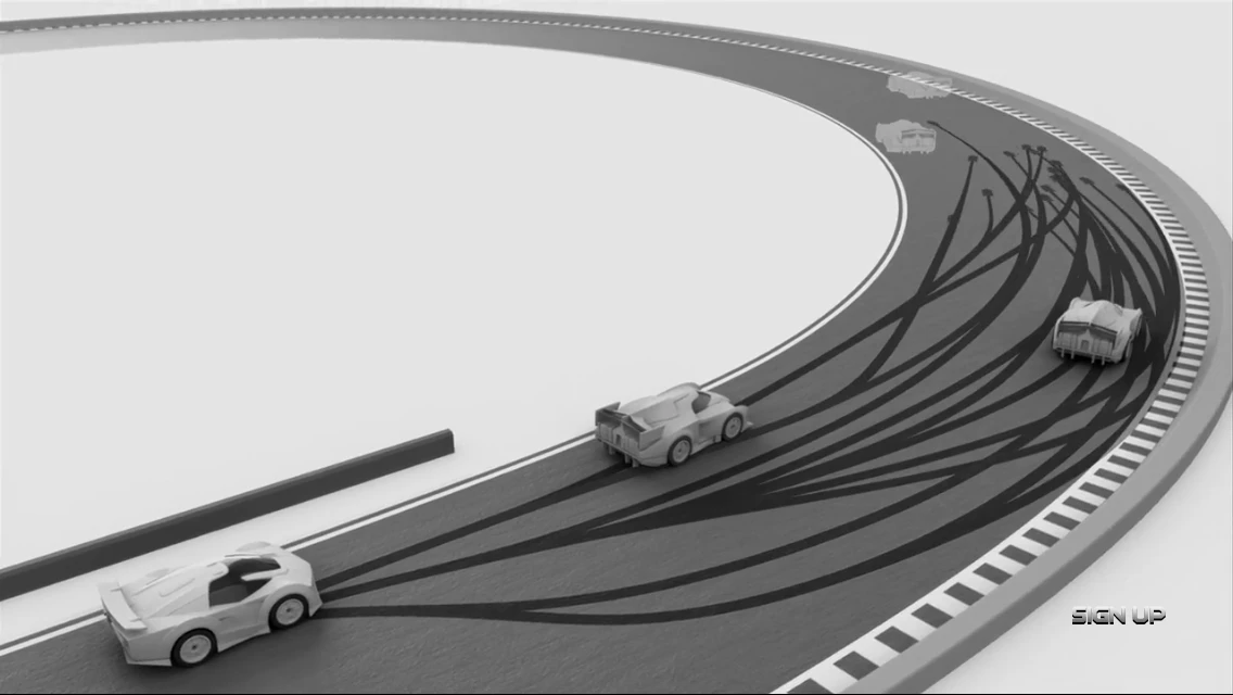 Anki Drive calculates different routes and outcomes, much like a human driver, or an AI chess opponent