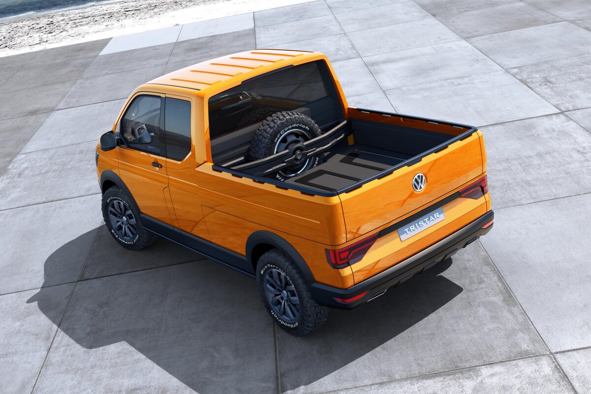 Volkswagen presents the Transporter-based TRISTAR pickup truck