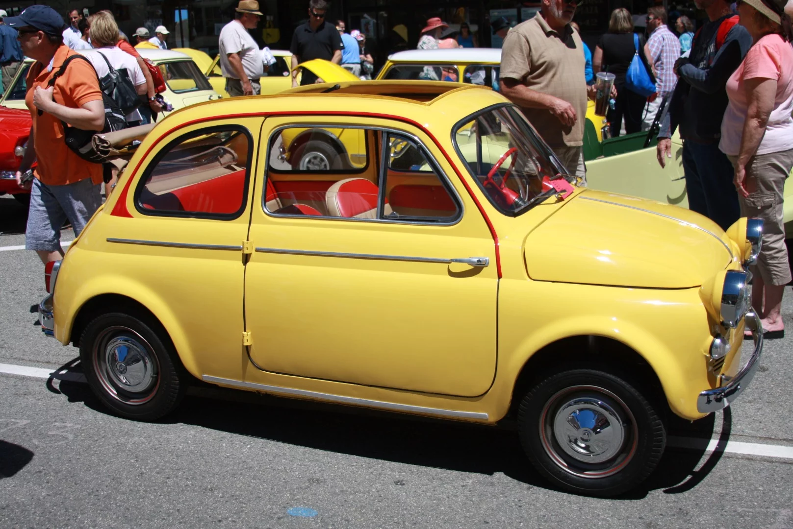A Fiat at "The Little Car Show"