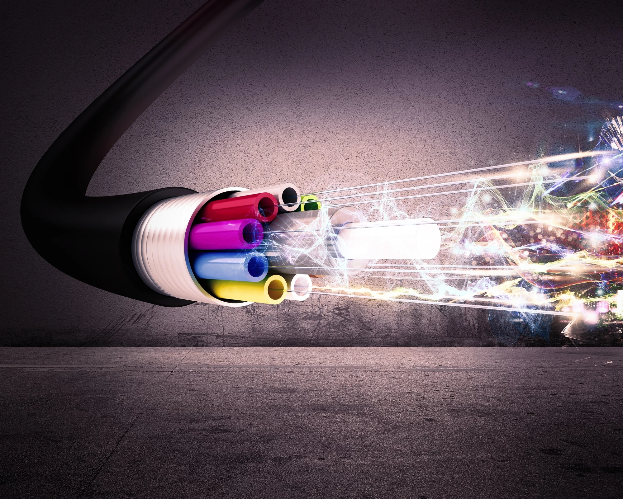 Engineers have broken a data transmission speed record using optical fibers