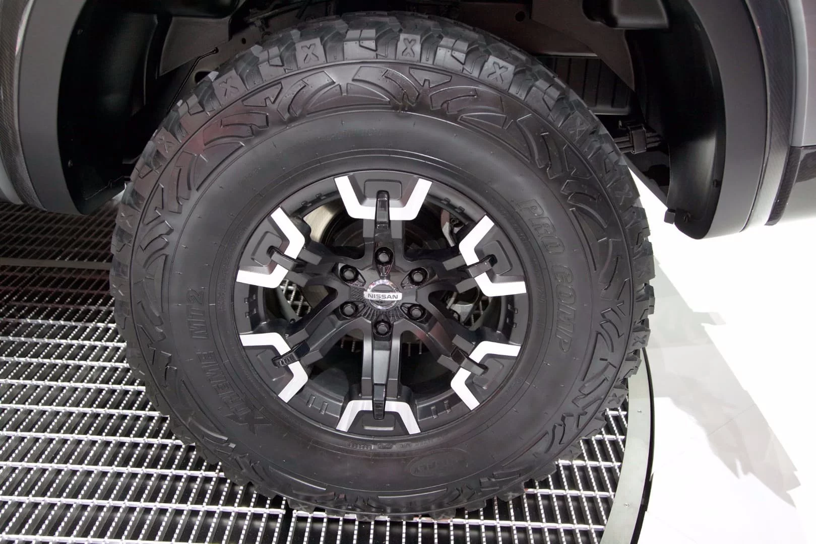 Big wheels and tires finish off the Titan Warrior package