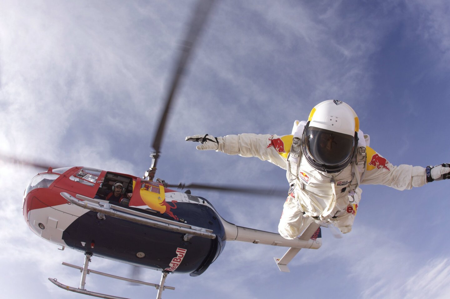 Skydiving from 71,500 feet Red Bull Stratos test jump a success