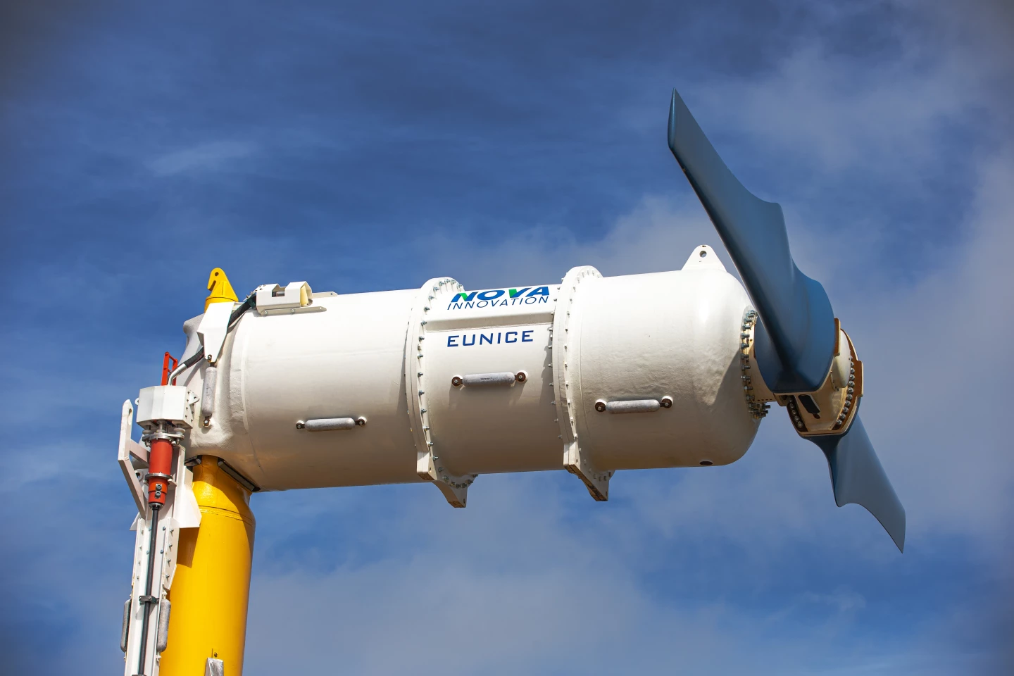 The Shetland Tidal Array is located in Bluemull Sound, a stretch of water between the islands of Unst and Yell
