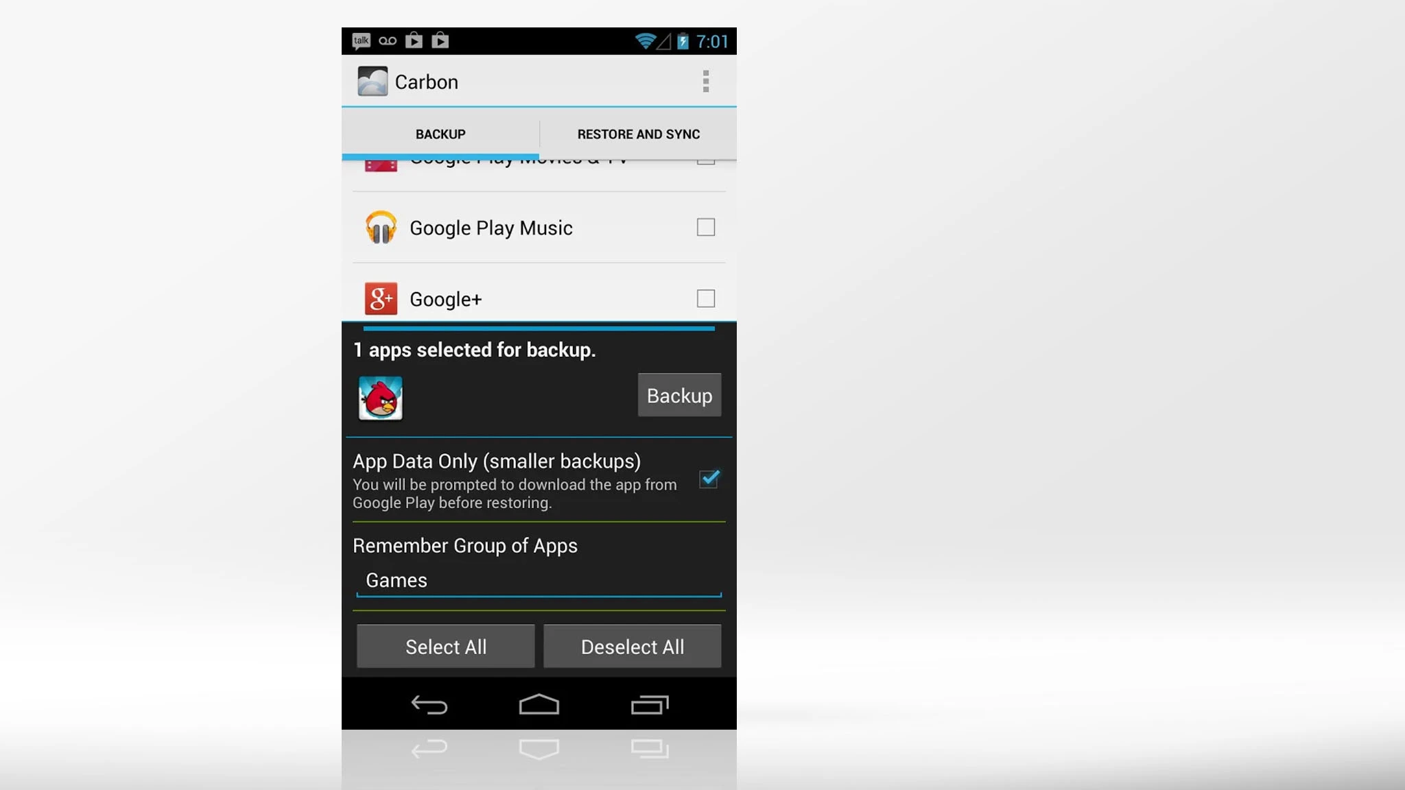 Helium lets you backup Android apps – no root required