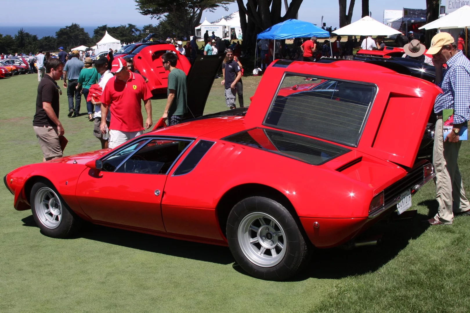 1969 deTomaso Mangusta at The Concorso Italiano