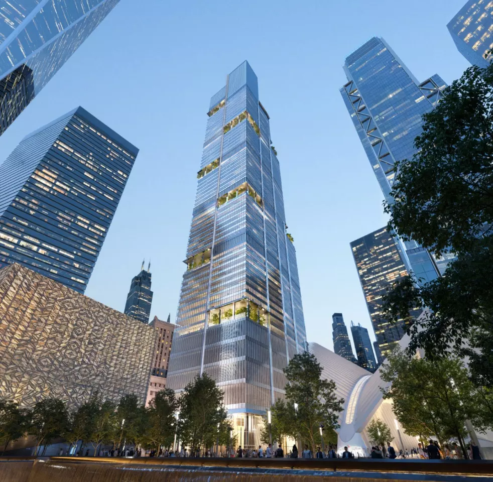 2 World Trade Center will reach a height of 1,226 ft (373.7 m), making it a supertall and around the 11th-tallest skyscraper in the United States