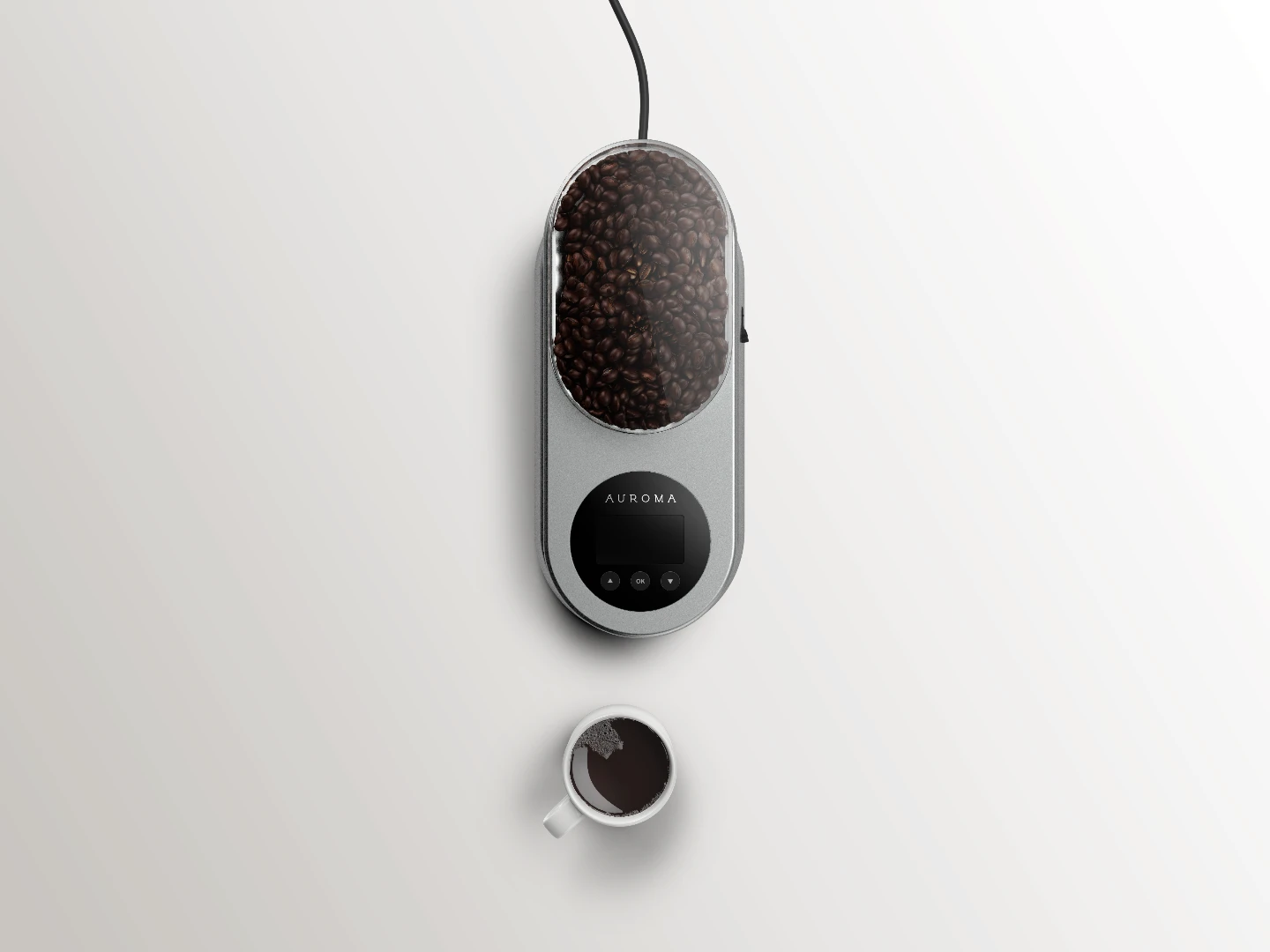 The Auroma One is designed to learn personal coffee taste preferences over time