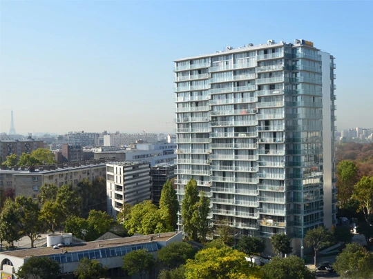 Refurbished 1960s tower block called Tour Bois-le-Prêtre in Paris designed by Frédéric Druot, Anne Lacaton and Jean-Philippe Vassal scooped the category winner prize for Architecture (Image: Frédéric Druot)