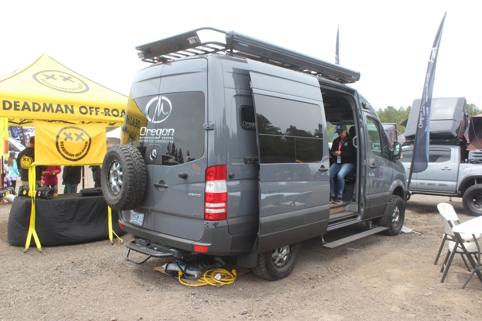 Oregon Motorcoach Center works with a variety of van models and offers the full range of custom conversions, from camper vans, to off-road vans, to sport-specific vans, to mobile offices and beyond