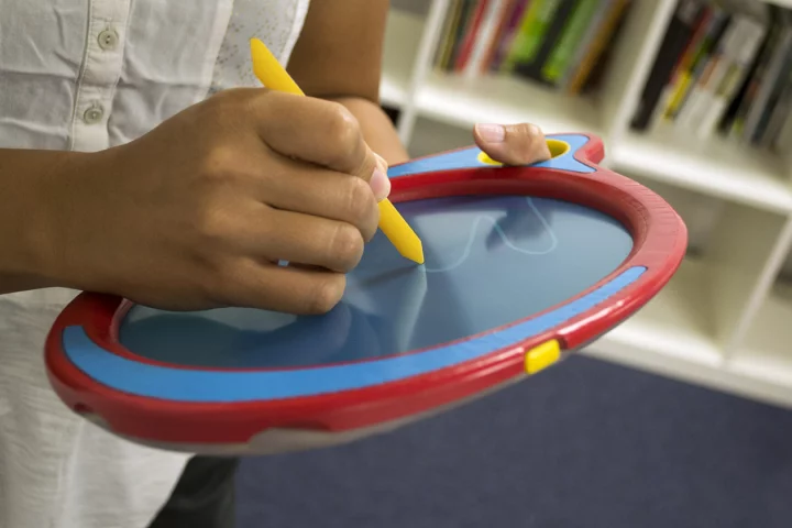 The Boogie Board Play n' Trace features a translucent display