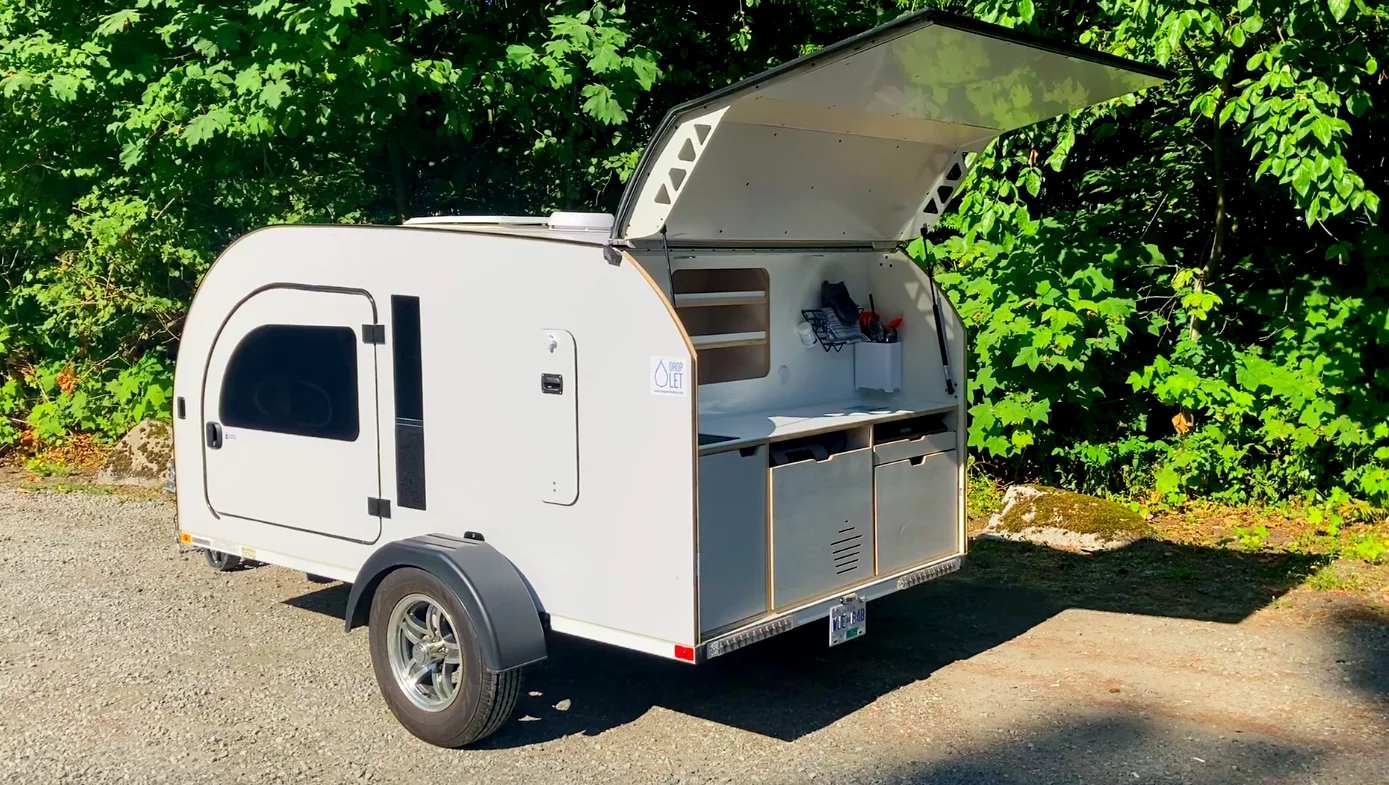 Despite its extra size, the Droplet XL trailer is still quite lightweight at 1,050 lbs