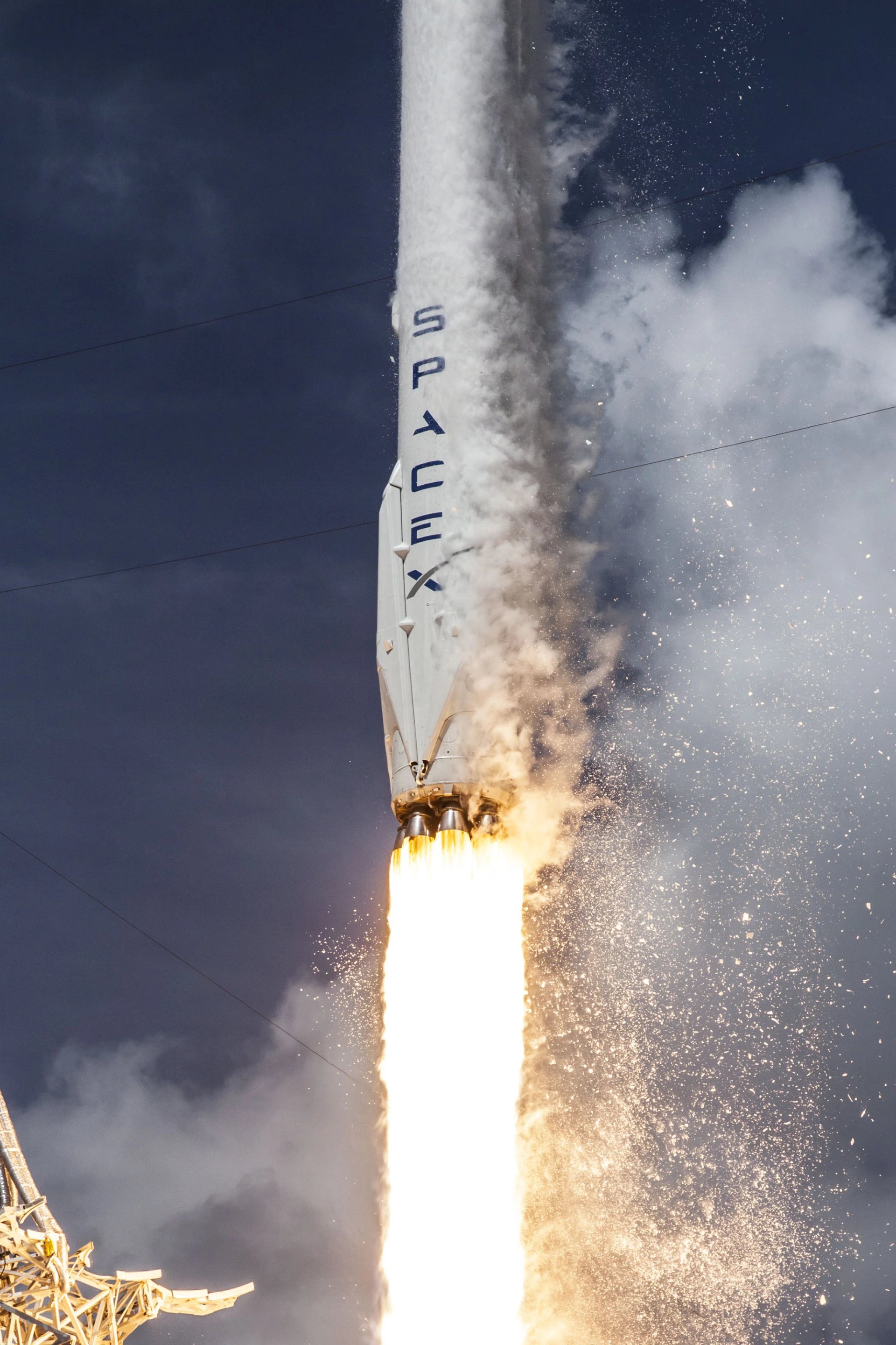 Falcon 9 taking off from Cape Canaveral