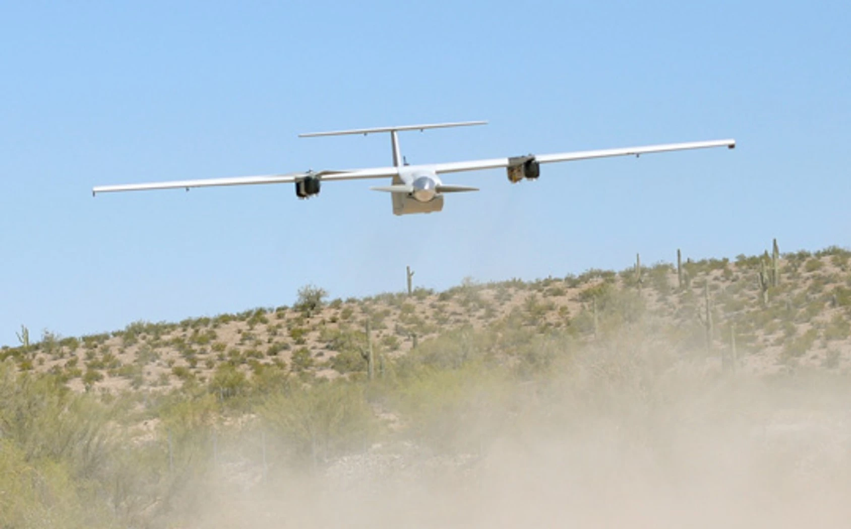 The Arcturus Jump system in transition to horizontal flight