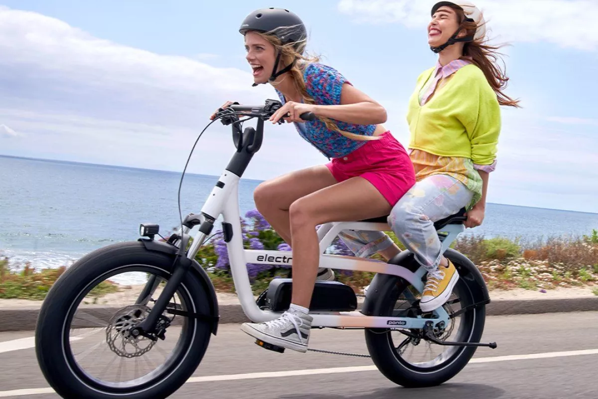 The Electra Ponto Go ebike is described as the "perfect combination of fun and functionality"
