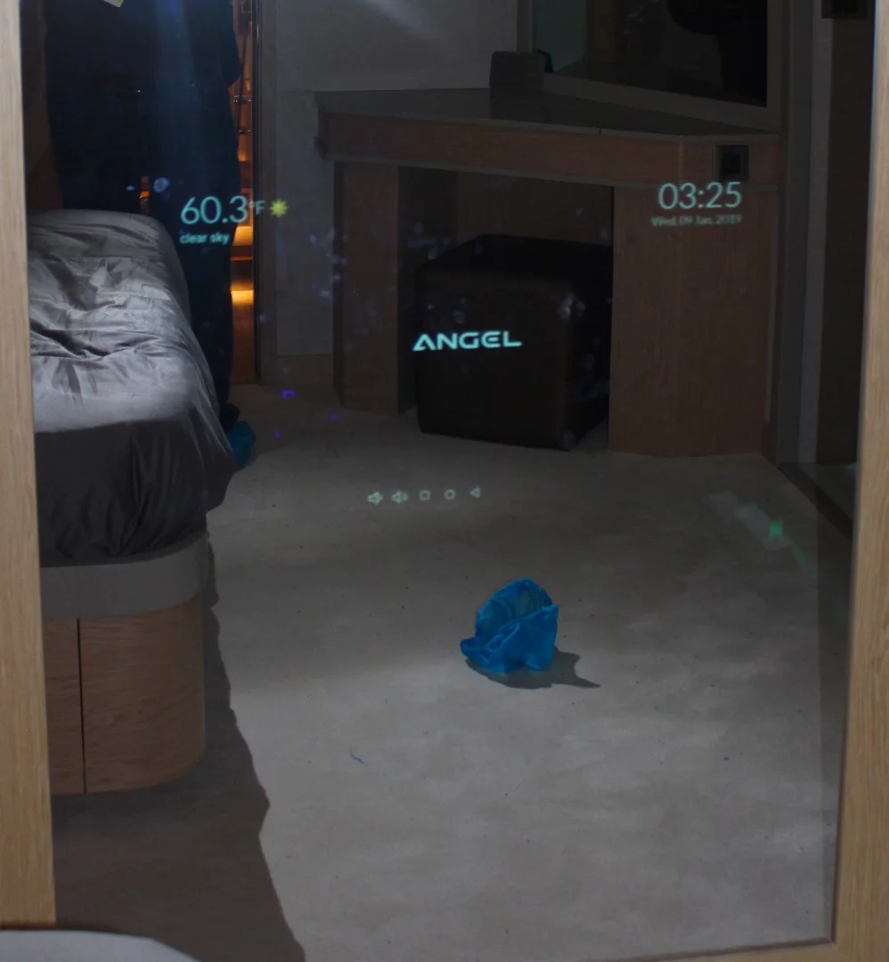 The master suite includes a large Smart Mirror