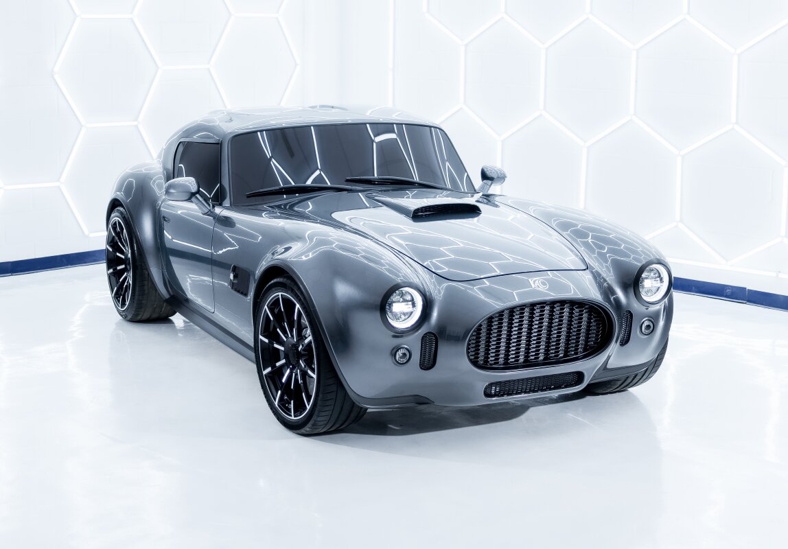 First-ever AC Cobra road coupé rolls out, and it's a brutal stunner
