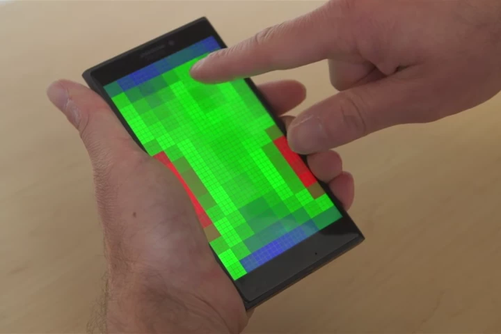 Microsoft Research is developing touchscreens that detect motion before you touch the screen