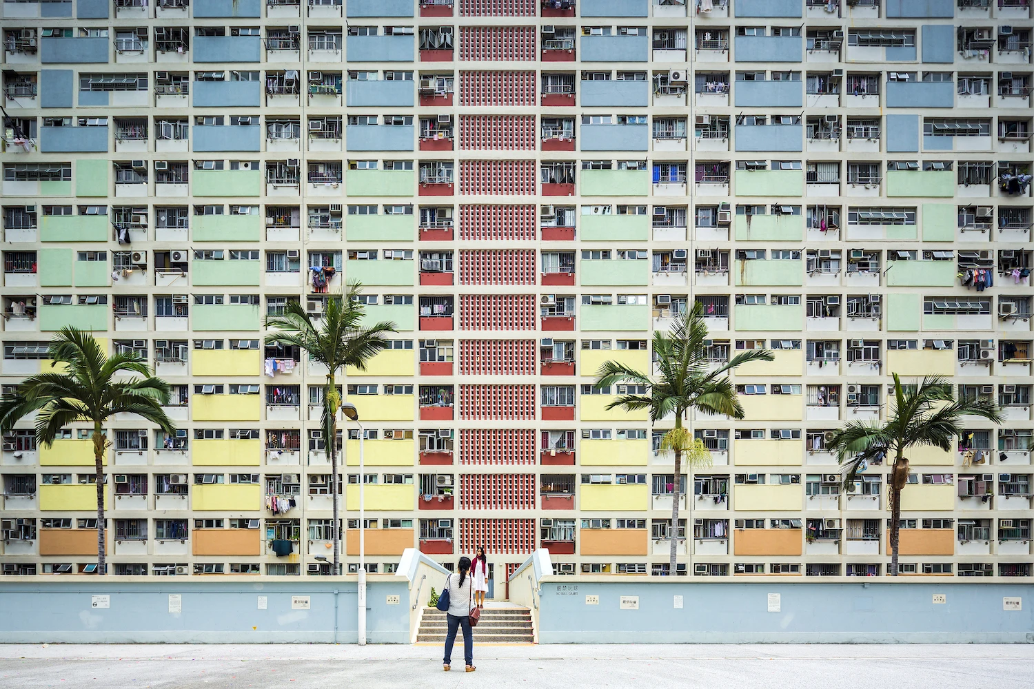Italy's Fabio Mantovani took this colorful shot of the Choi Hung Estate in Hong Kong. The image was entered into the Sense of Place category