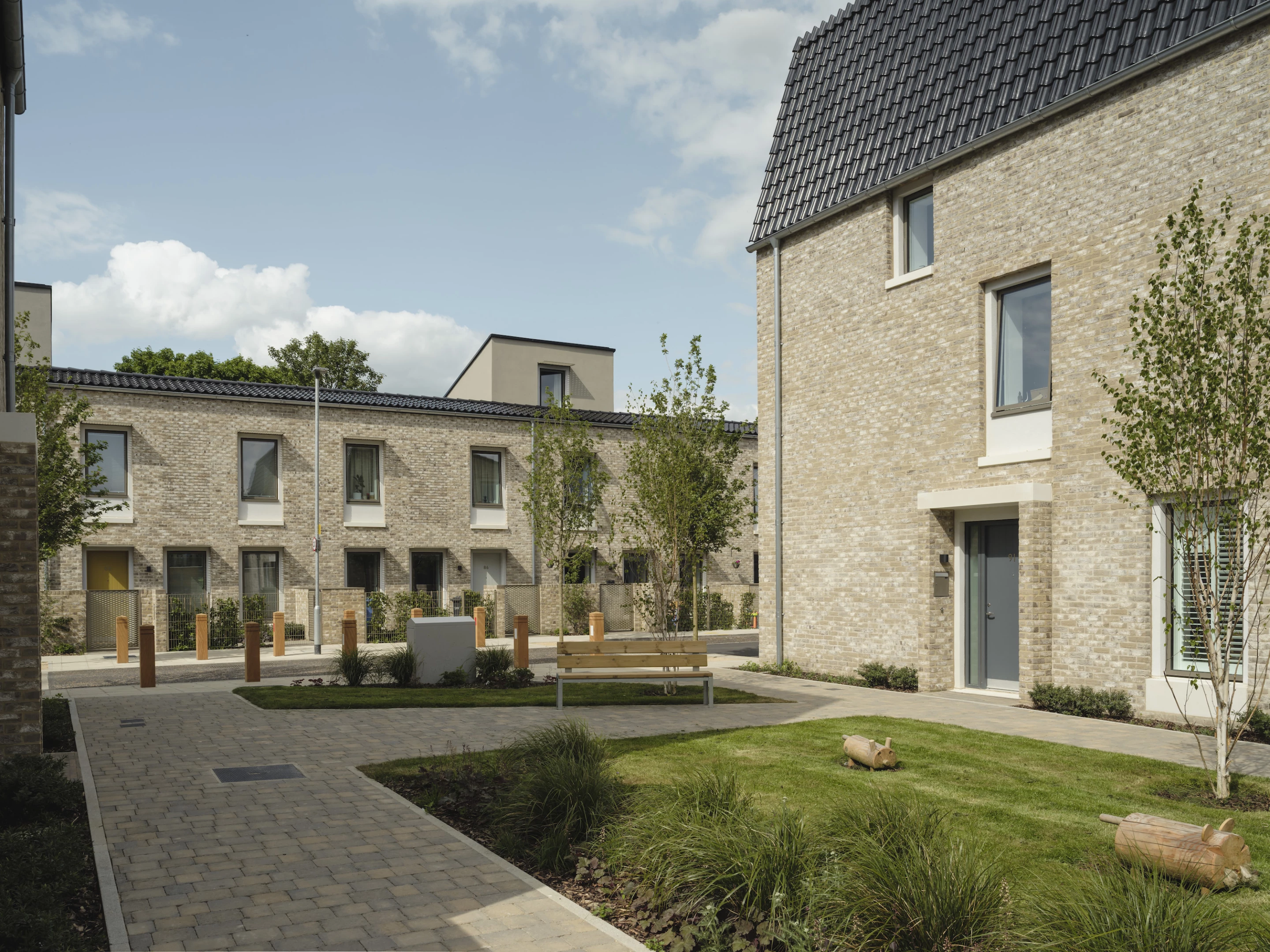 Goldsmith Street's homes are built to the stringent Passivhaus green building standard, which focuses on insulation and air-tightness to offer a home that is very efficient to heat and cool